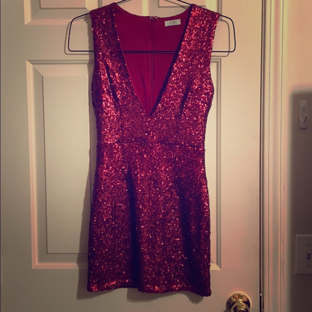 TOBI Sequin Cocktail Dress